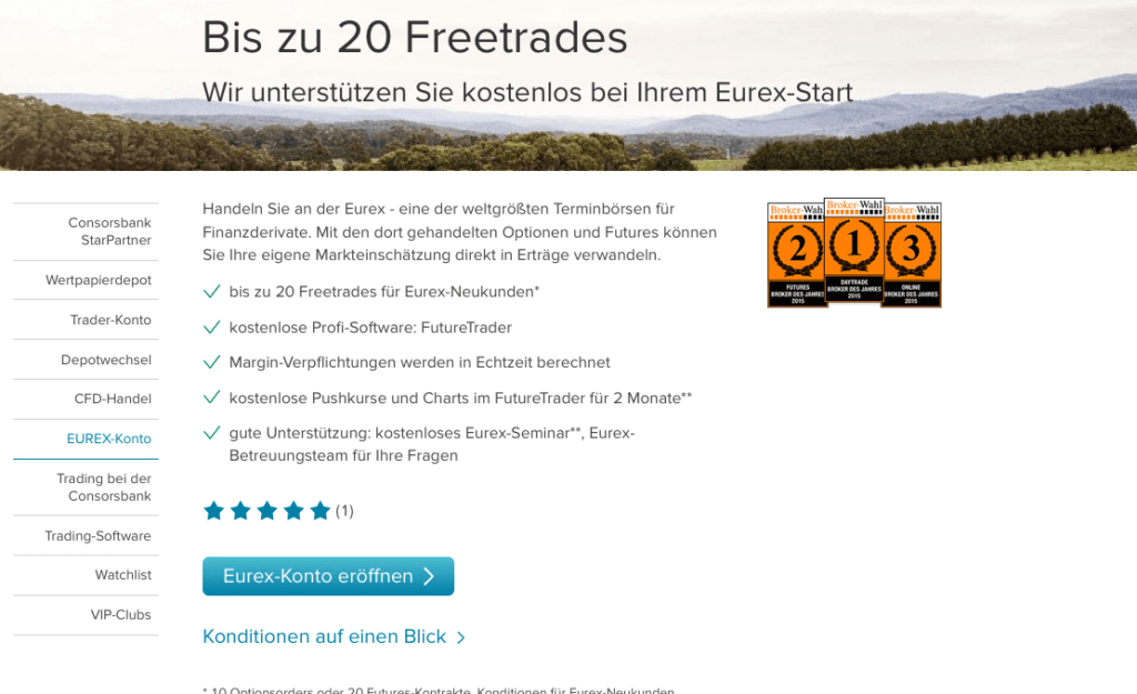 Bester Futures Broker 21 Die Consorsbank Ist Der Testsieger