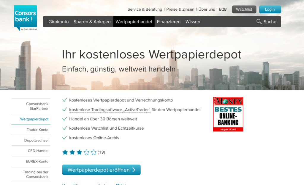 Consorsbank Depoteröffnung - Schritt 3