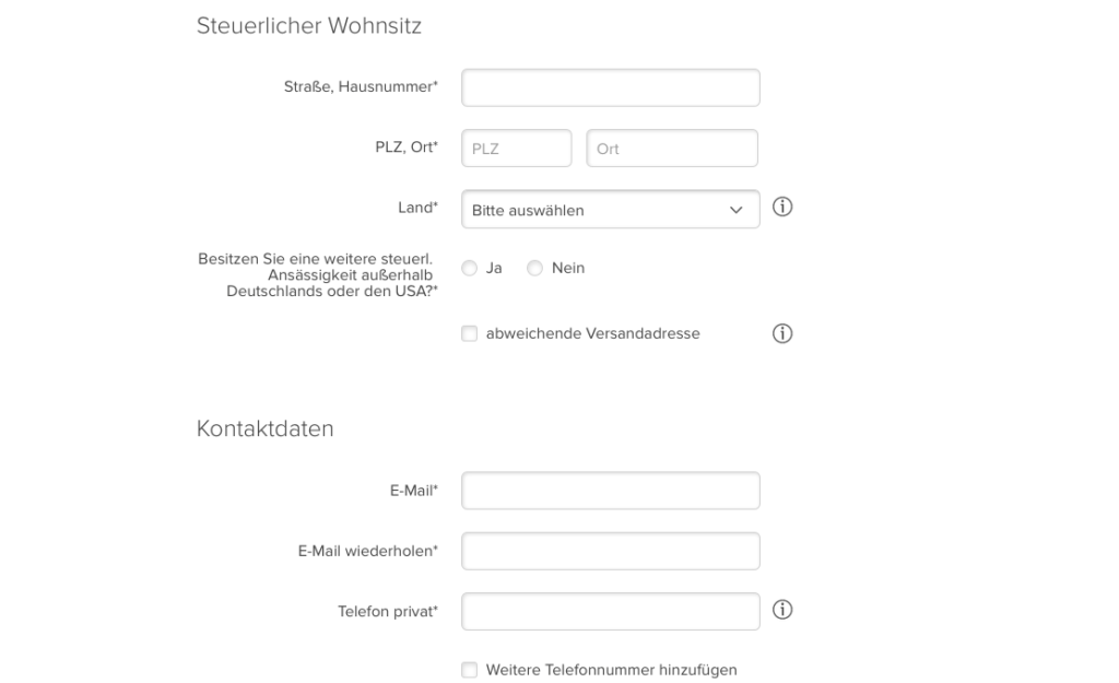 Consorsbank Depoteröffnung - Schritt 6