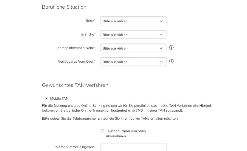 Consorsbank Depoteröffnung - Schritt 7