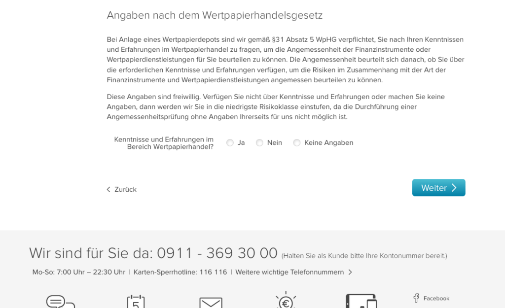 Consorsbank Depoteröffnung - Schritt 8