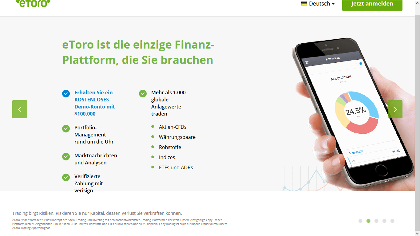 Angebot eToro