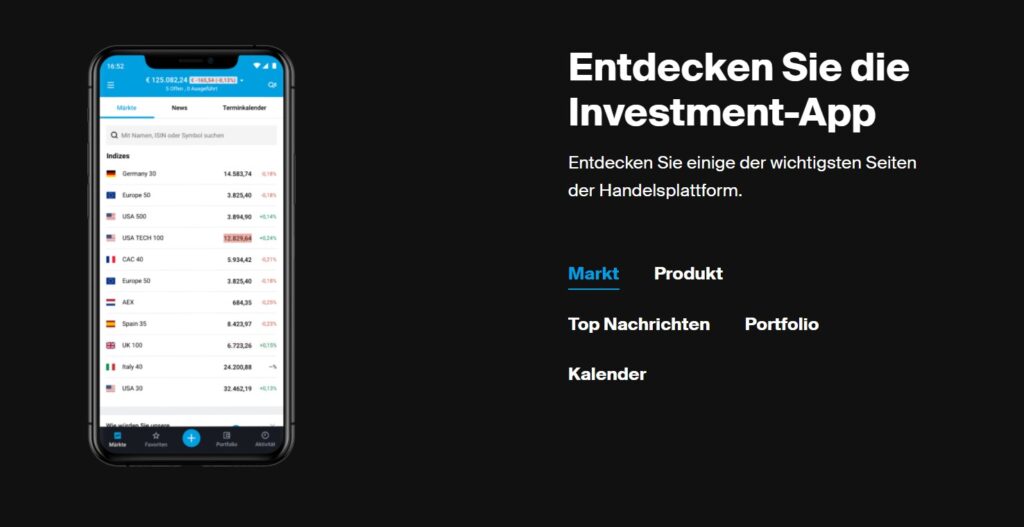 Die DEGIRO App