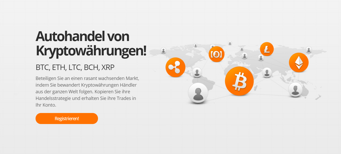 Starten Sie den Autohandel von Kryptowährungen bei Zulutrade