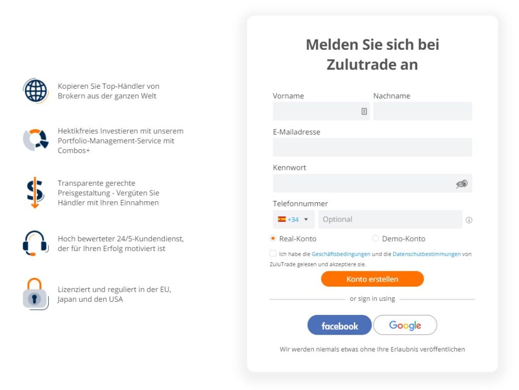 Bei Zulutrade können Sie soziale Charts über den Markt kommentieren