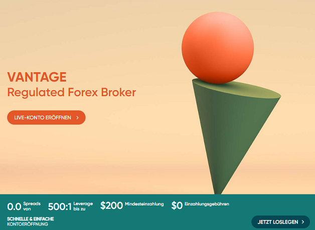 vantage broker test